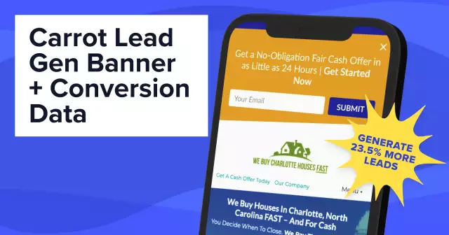 [NEW FEATURE] Increase Seller Leads by 23.5% with Carrot’s Lead Generation Banner