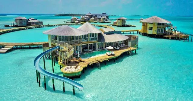 A Water Slide (Plus a House) in the Ocean: House Hunting in Maldives