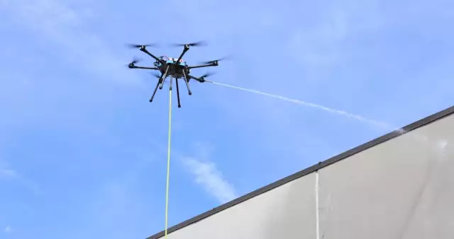 Lucid Drone Technologies Helps Keep Facility Exteriors Clean