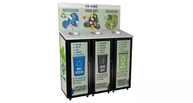 Facilities Show: co-cre8 launches a new sustainably-sourced internal waste and recycling unit - FMJ