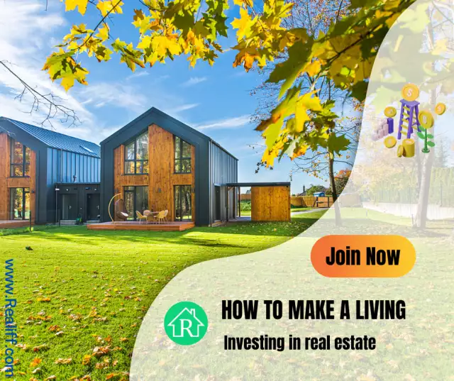 How to make a living investing in real estate