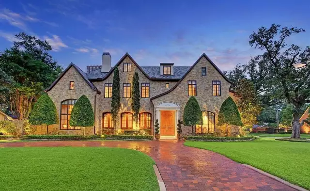 9,000 Square Foot French Normandy Mansion In Houston, TX