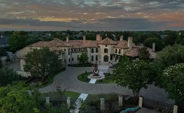 17,000 Square Foot Tuscan-Inspired Stone Mansion In Plano, TX