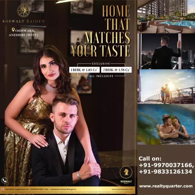 INDIA’S BIGGEST RESIDENTIAL PROJECT LAUNCH | ROSWALT ZAIDEN | (Andheri West) Oshiwara -
