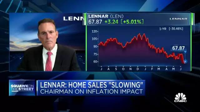 Lennar home prices may come down to offset higher interest rates, says Executive Chairman Stuart Mil...