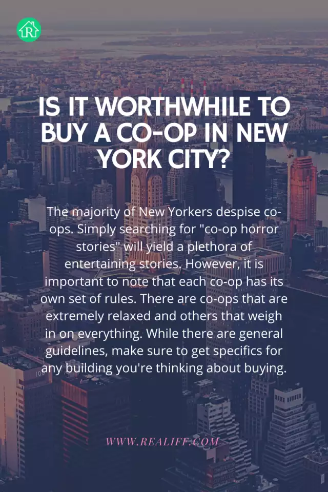 Is it worthwhile to buy a co-op in New York City?