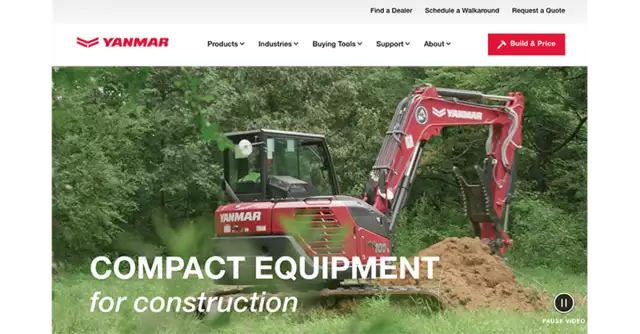 Yanmar launches website dedicated to compact equipment