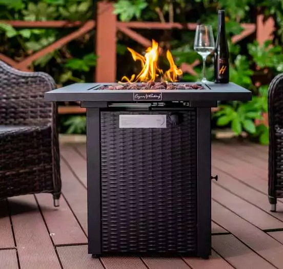 Legacy Heating Square Propane Fire Pit Table only $107.99 shipped (Reg. $200!)