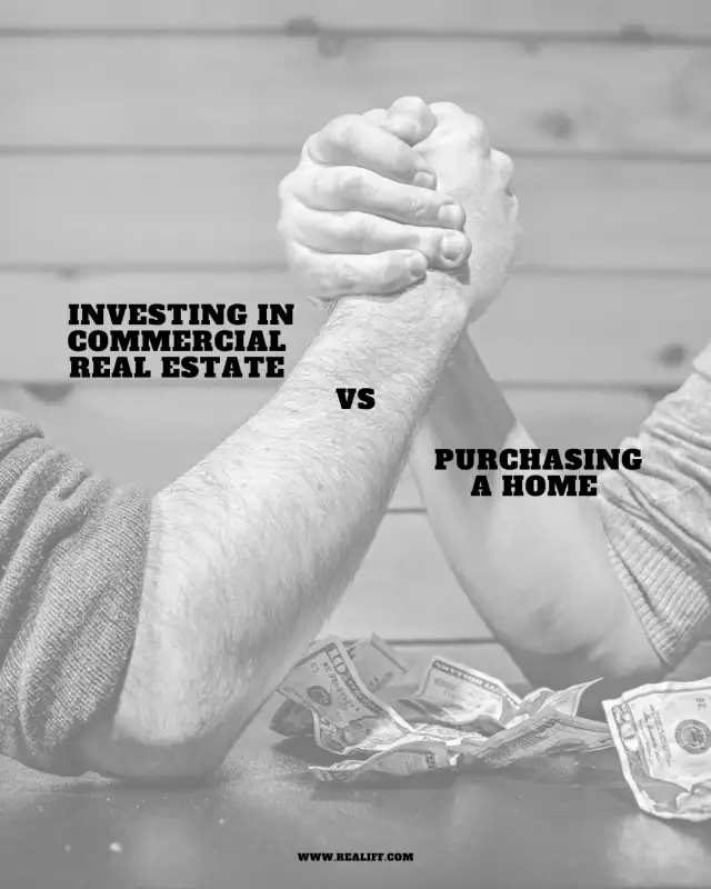 The distinctions between purchasing a home and investing in commercial real estate