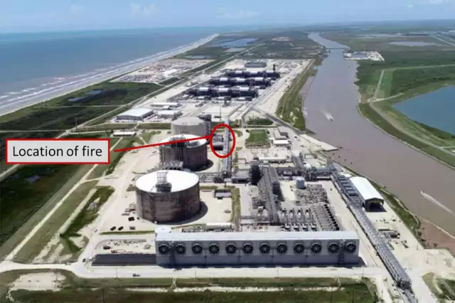 Shutdown of Fire-Damaged Texas LNG Export Site Extended