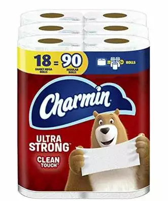 Charmin Ultra Strong Clean Touch Toilet Paper (18 Family Mega Rolls) only $23.33 shipped!