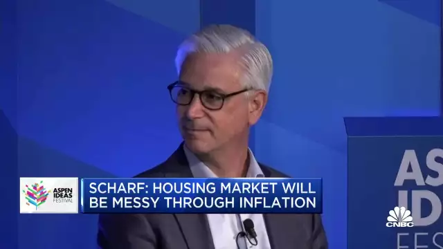 We're seeing a huge decline in mortgage applications, says Wells Fargo's Charles Scharf