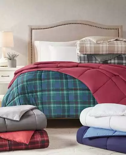 Martha Stewart Essentials Reversible Down Alternative Comforter only $19.99 (Reg. $120!)